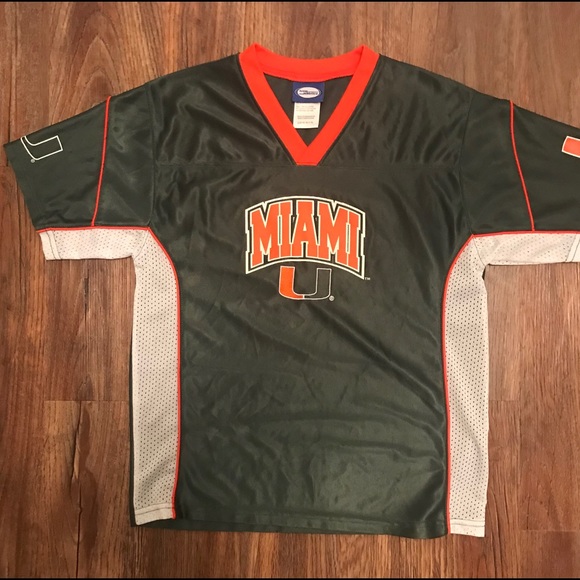 Miami U V Neck football jersey - Large - Picture 2 of 4